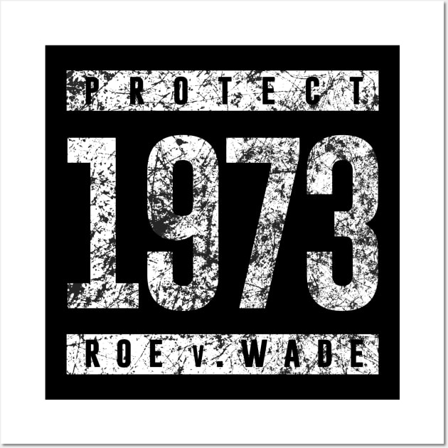 Protect Pro Choice 1973 Women's Rights Feminism Roe v Wade Wall Art by cytoplastmaximume